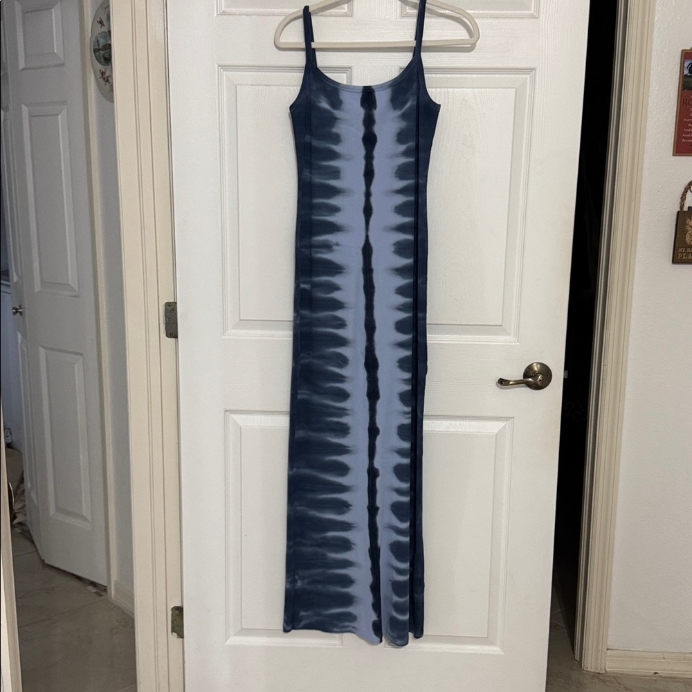 Young Fabulous & Broke Navy Tie-Dye Maxi Dress